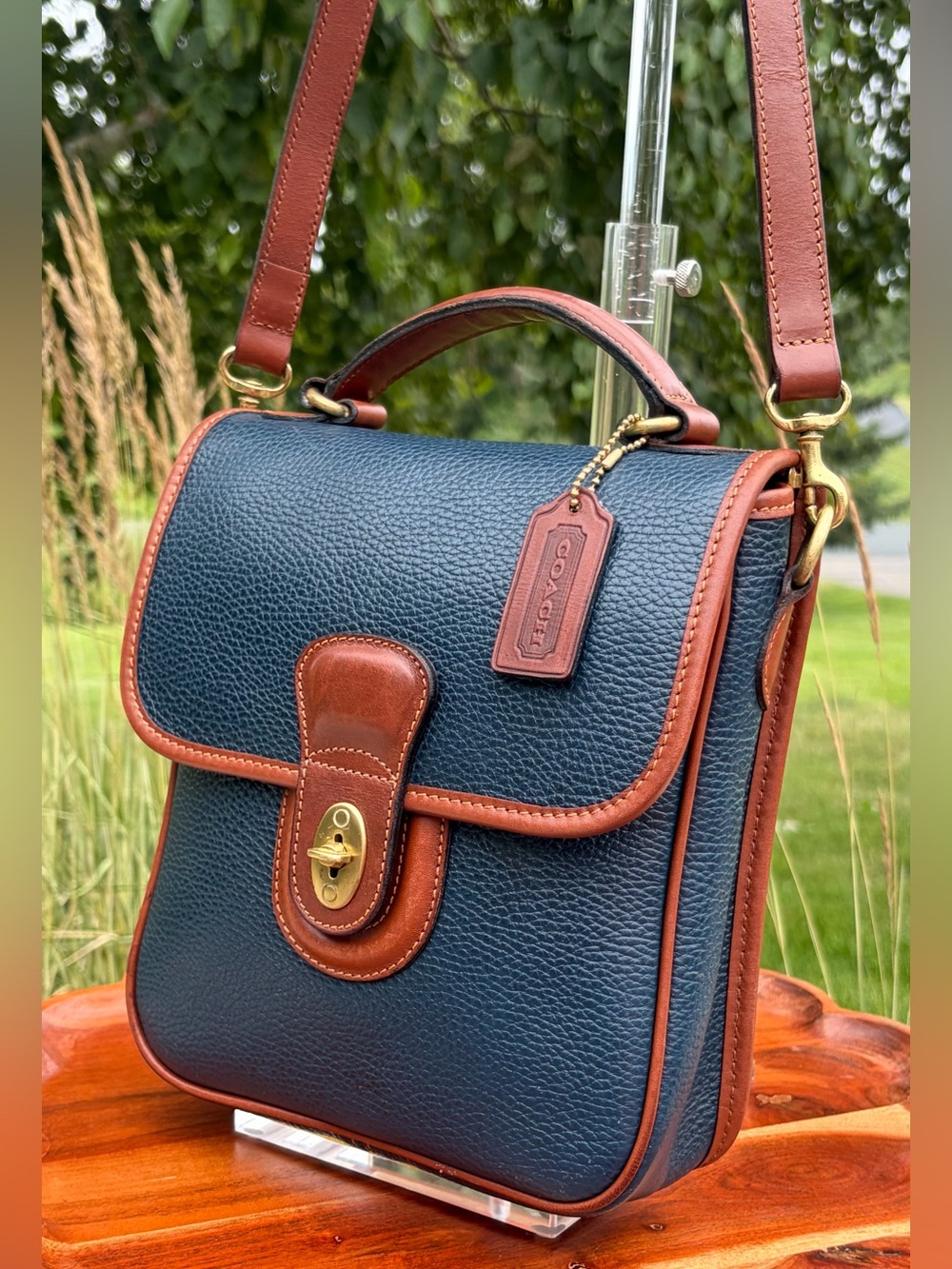 Vintage COACH Sheridan Collection Elliot Top Handle Shoulder Bag 4235 - Picture 15 of 17